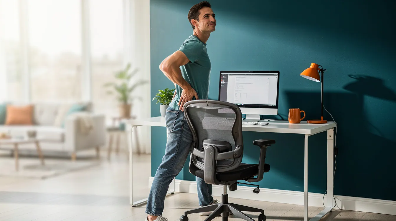 Mal de dos au bureau : 5 exercices à faire chez soi